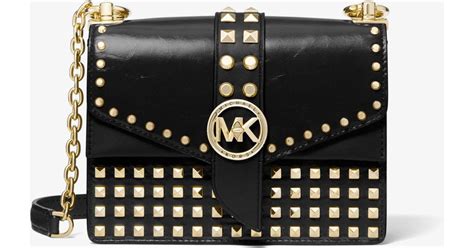 michael kors black patent leather crossbody